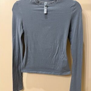 SKIMS Cotton Jersey Long Sleeve top - Small